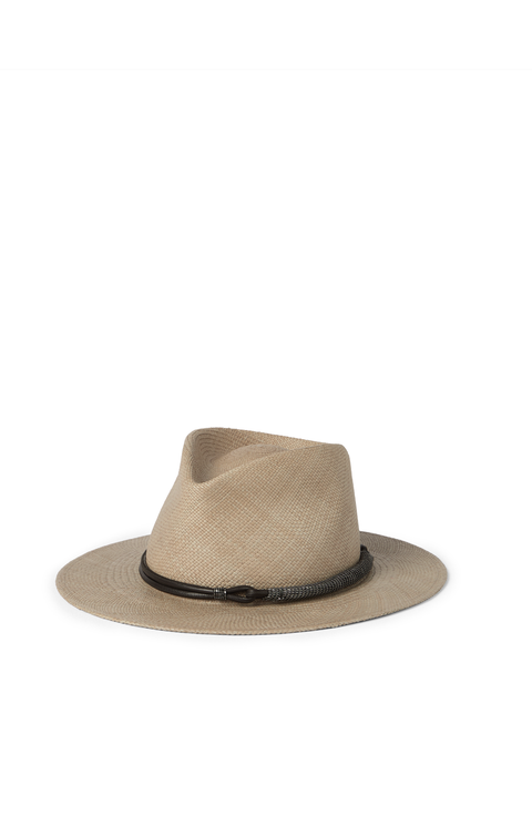 Straw fedora