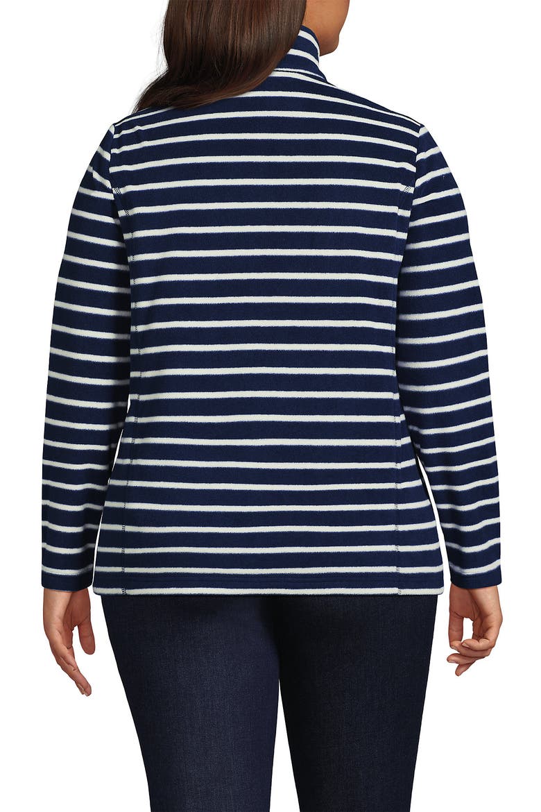 Anyweather Fleece Full Zip Jacket, Alternate, color, Deep Sea Navy/Ivory Stripe