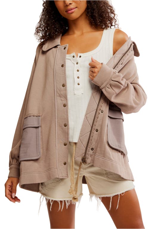 Free People Alexa Water Repellent Jacket In Pink