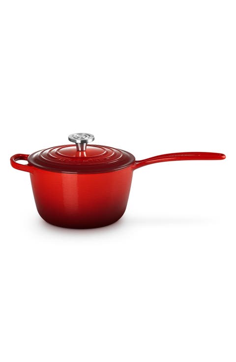 Signature 2.25-Quart Enameled Cast Iron Saucepan
