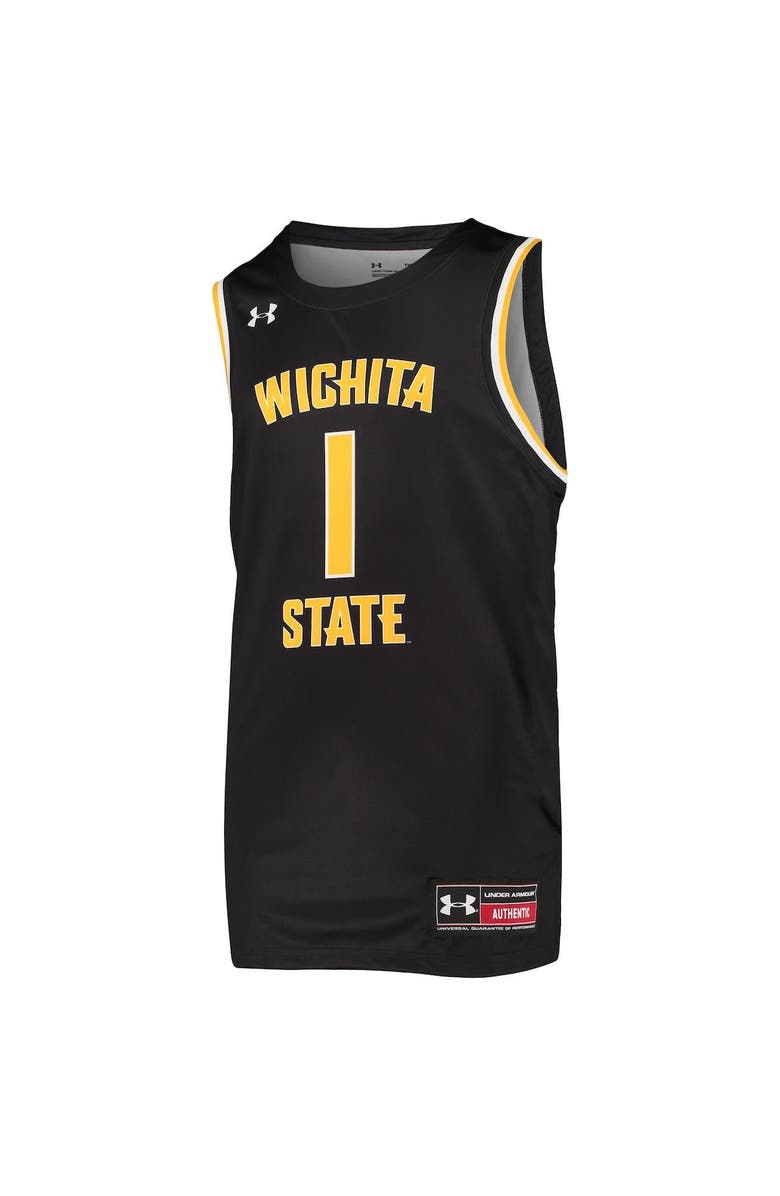 Under Armour Youth Under Armour #1 Black Wichita State Shockers Replica Basketball Jersey, Alternate, color, Black