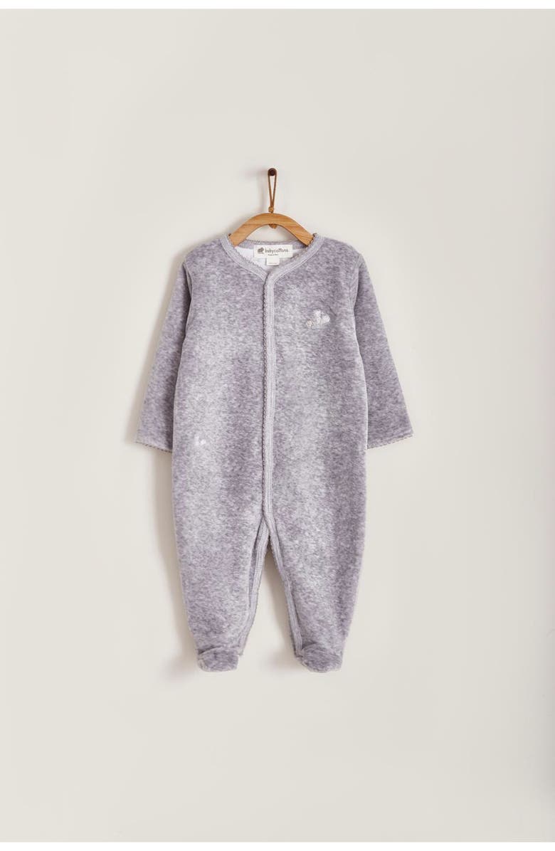 Babycottons Premium Peruvian Pima Cotton In The Woods Reversible Footie for Infant, Alternate, color, Grey