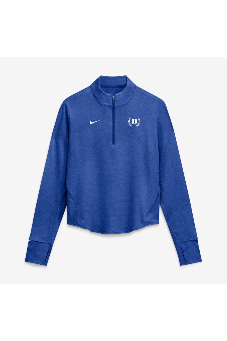Women's Nike Royal Duke Blue Devils Swift Dri-FIT Half-Zip Pullover, Alternate, color, Royal