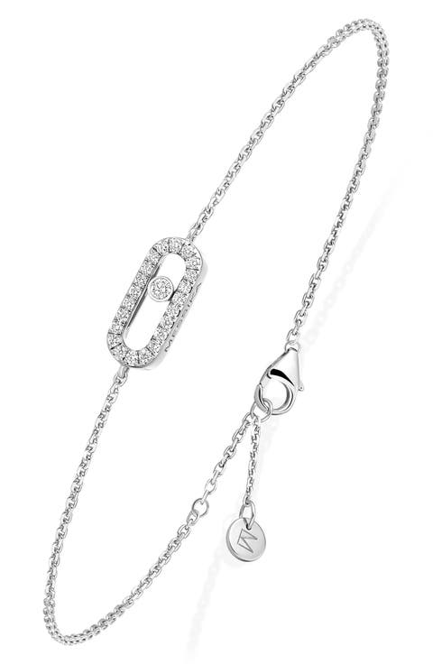 Care Diamond Pavé Station Chain Bracelet