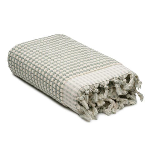 Dots Turkish Cotton Terry Bath Towel