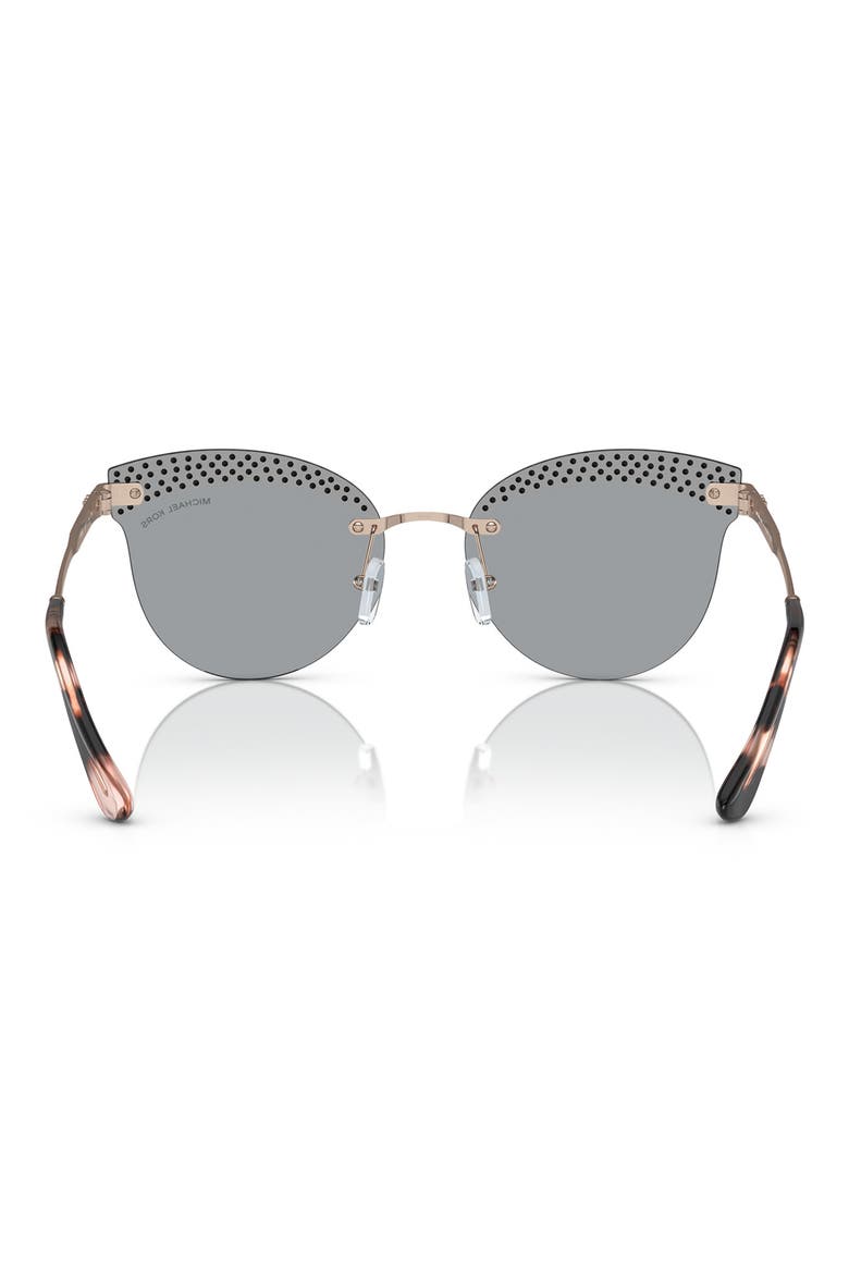 59mm Butterfly Sunglasses, Alternate, color, ROSE GOLD