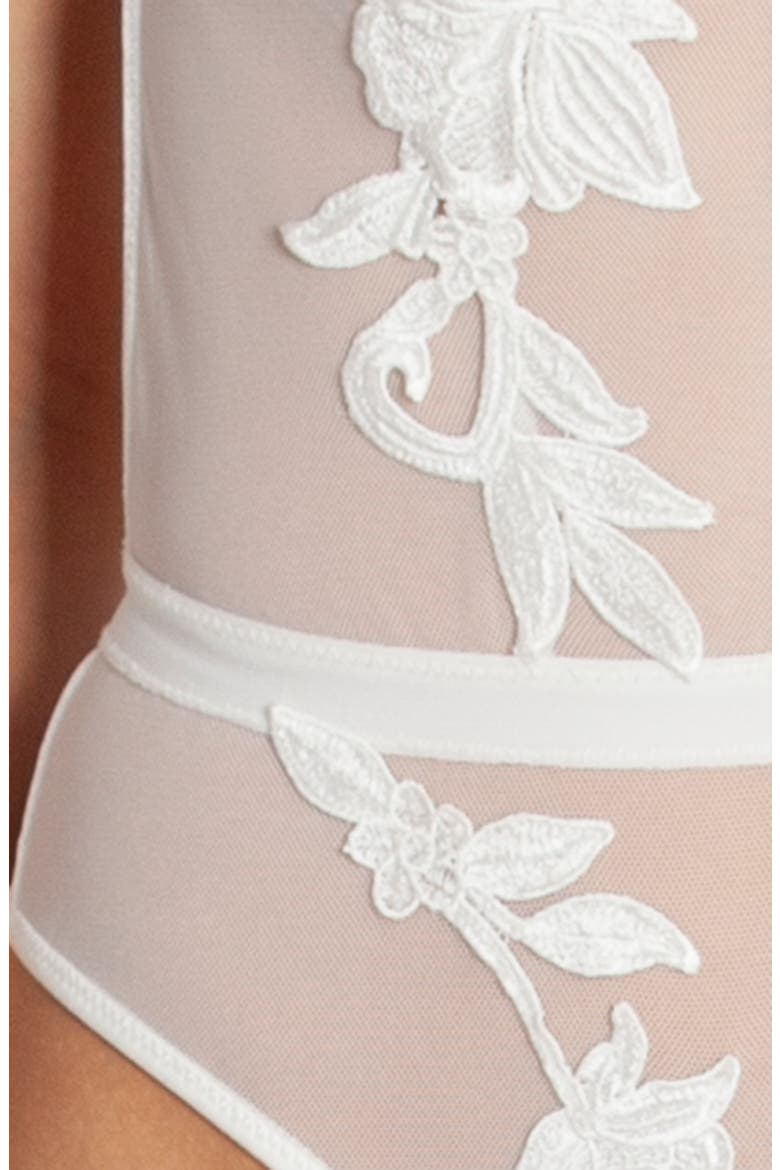 Wildest Dreams Thong Teddy, Alternate, color, IVORY