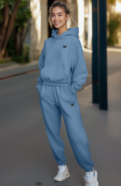 Dalix Butterfly Midweight Fleece Relaxed Sweatsuit