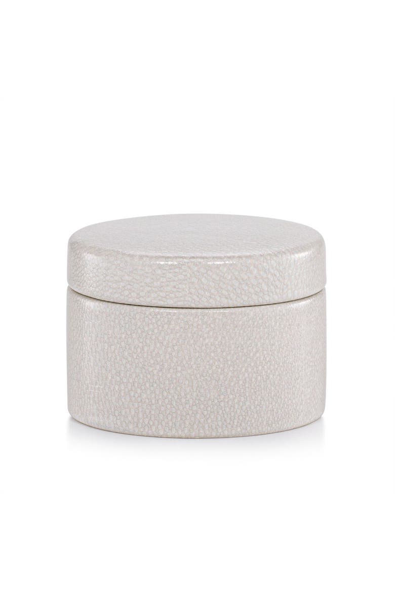 Galuchat Canister, Main, color, BEIGE