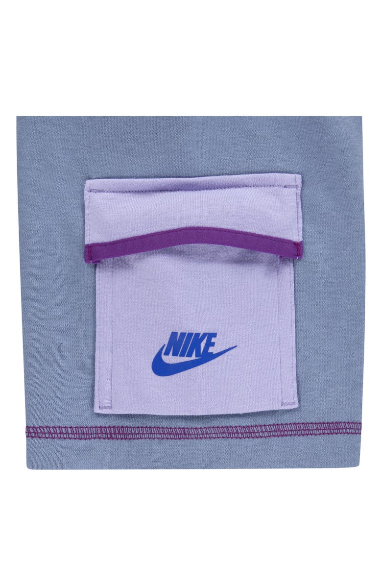 Nike Kids' Swoosh Graphic T-Shirt & Knit Cargo Shorts Set, Alternate, color,