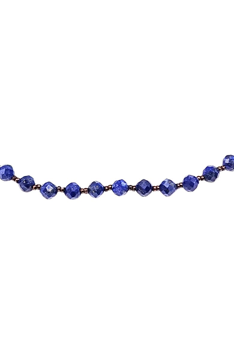 Faceted Lapis Necklace, Alternate, color, Blue