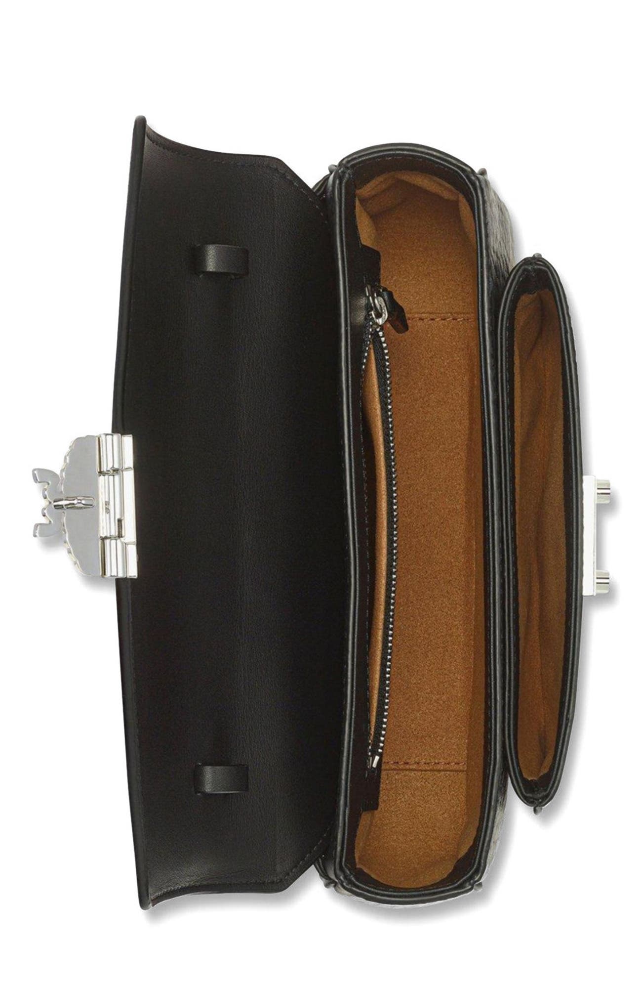 MCM Tracy Crossbody in Visetos, Alternate, color, Black