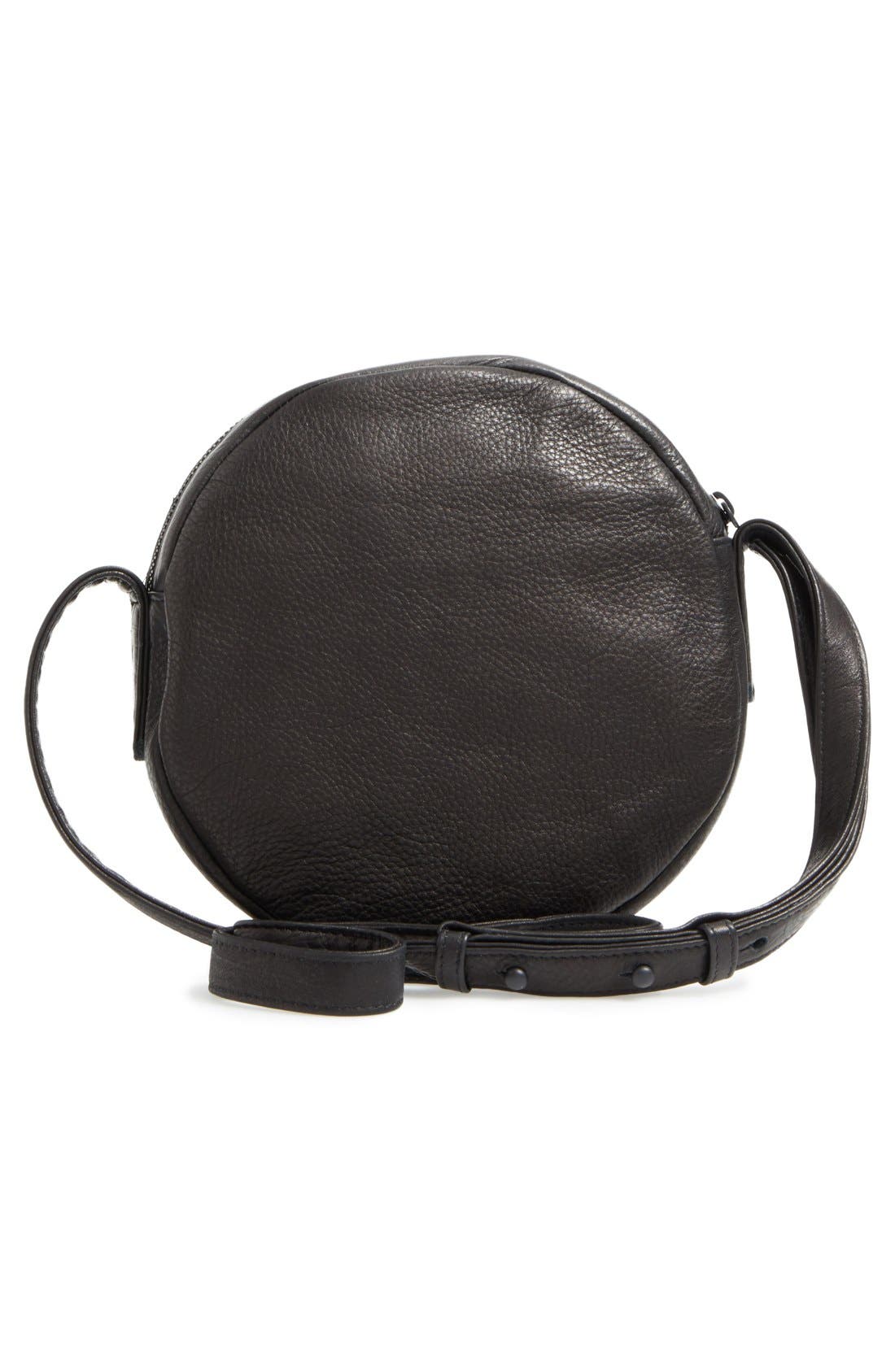 Baggu Pebbled Leather Crossbody Bag, Alternate, color, 