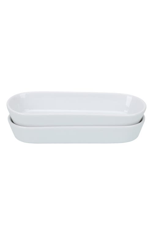 Bia Cordon Bleu Oslo Set Of 2 Oblong Baking Dishes In White