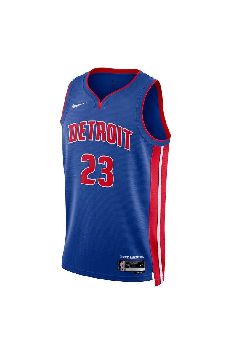 Nike Unisex Nike Jaden Ivey Blue Detroit Pistons 2022 NBA Draft First Round Pick Swingman Jersey - Icon Edition, Alternate, color, Blue