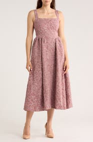 Blu Pepper Floral Midi Dress