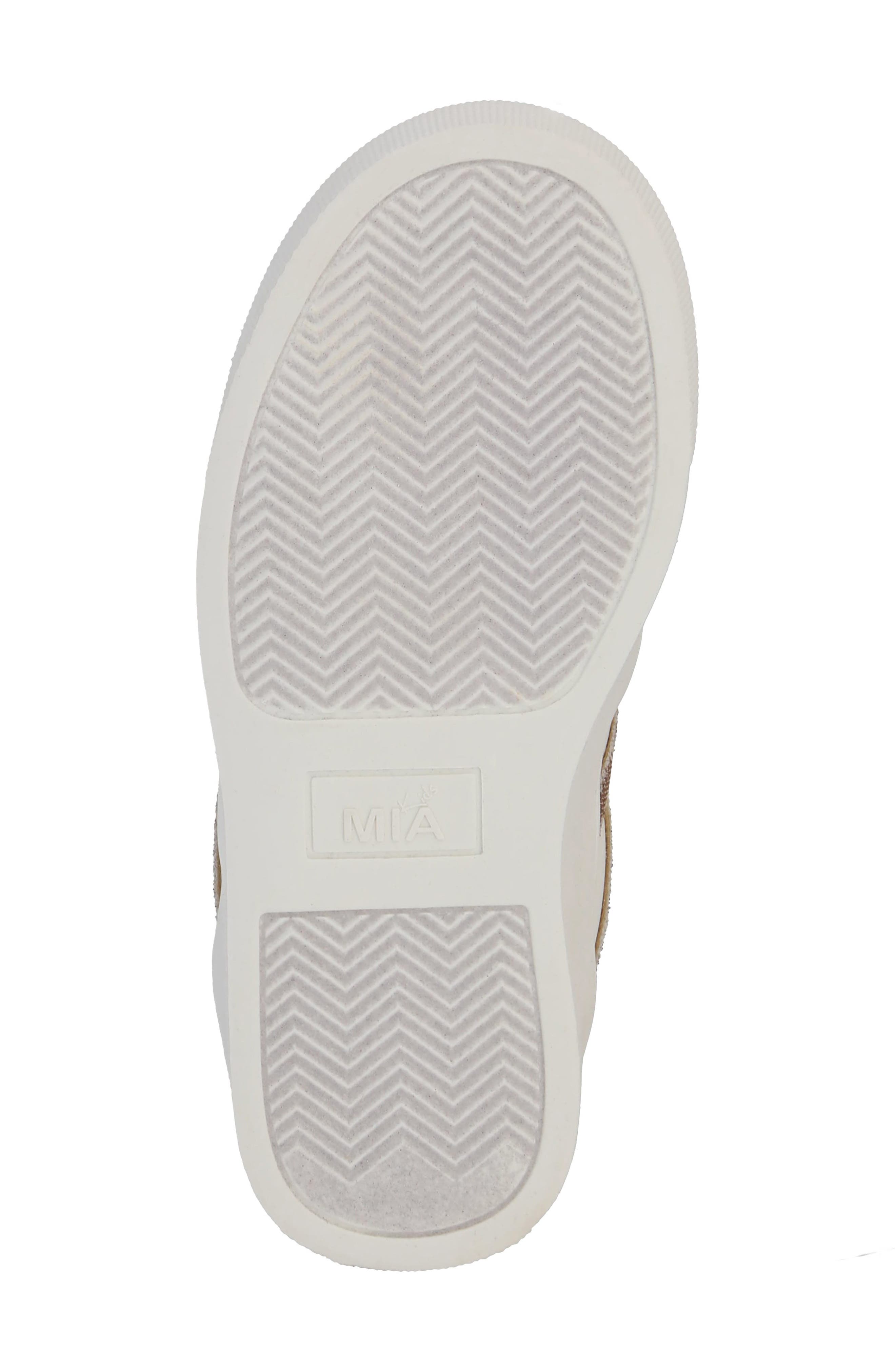 MIA Kids' Lil Anela Sneaker, Alternate, color, White/ Gold