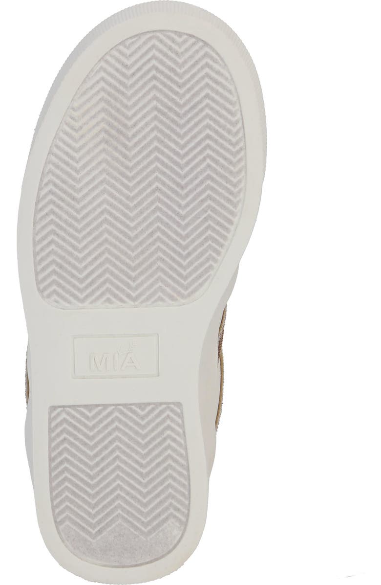 MIA Kids' Lil Anela Sneaker, Alternate, color, White/ Gold