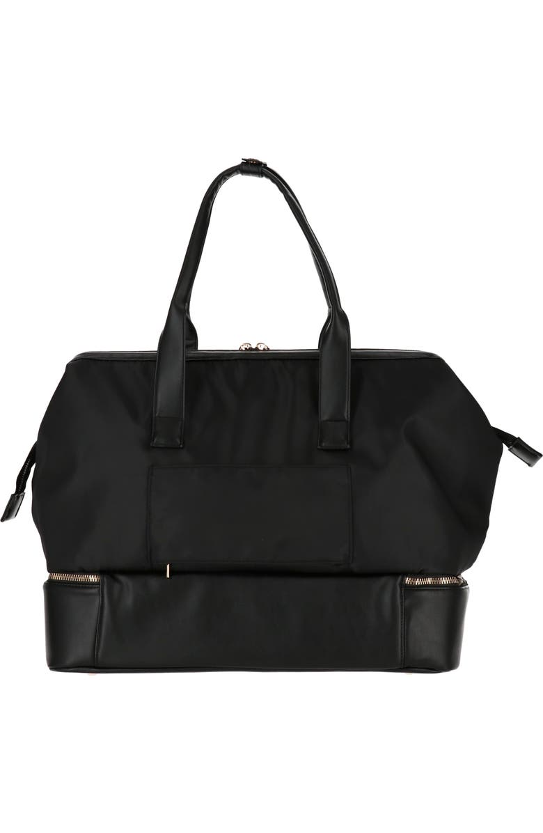 Roberto Cavalli Travel Drop Bottom Nylon Duffle Bag, Alternate, color,