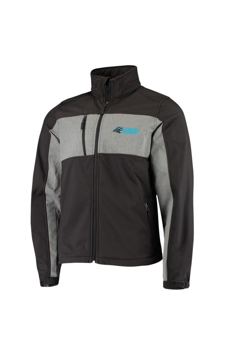 DUNBROOKE Men's Dunbrooke Black Carolina Panthers Circle Zephyr Softshell Full-Zip Jacket, Alternate, color, Black