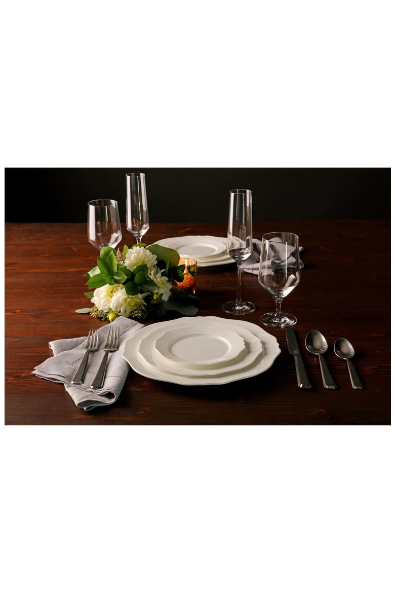 Set of 2 Pure Champagne Flutes, Alternate, color, CLEAR