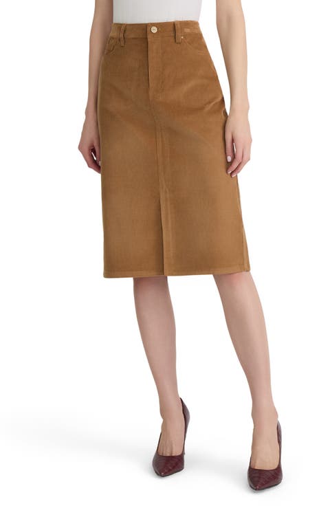 Corduroy Midi Skirt
