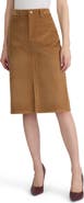 Jones New York Corduroy Midi Skirt