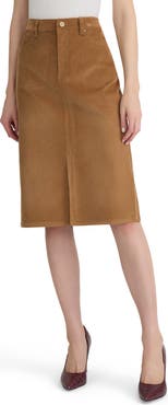 Jones New York Corduroy Midi Skirt