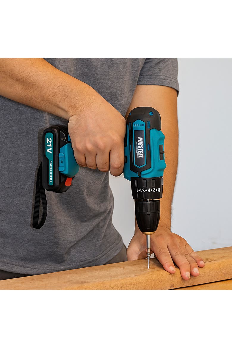 Drill, Electric Screwdriver, Tools & Flashlight, Alternate, color, Black