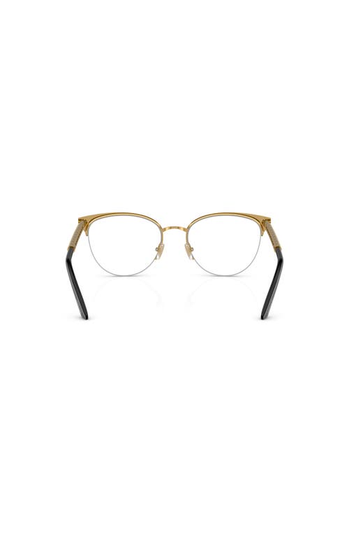 Versace 53mm Cat Eye Optical Glasses In Black