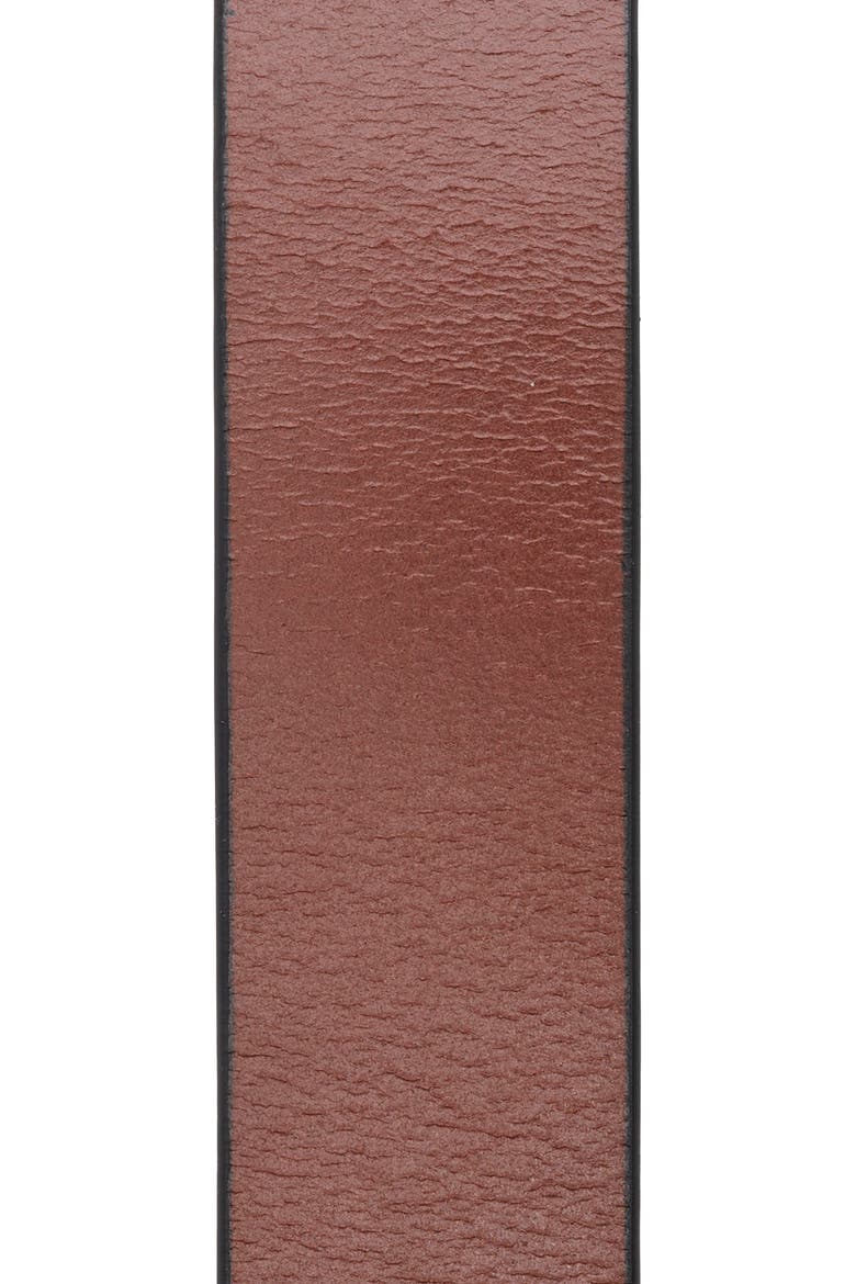 Rivet Leather Belt, Alternate, color, COGNAC