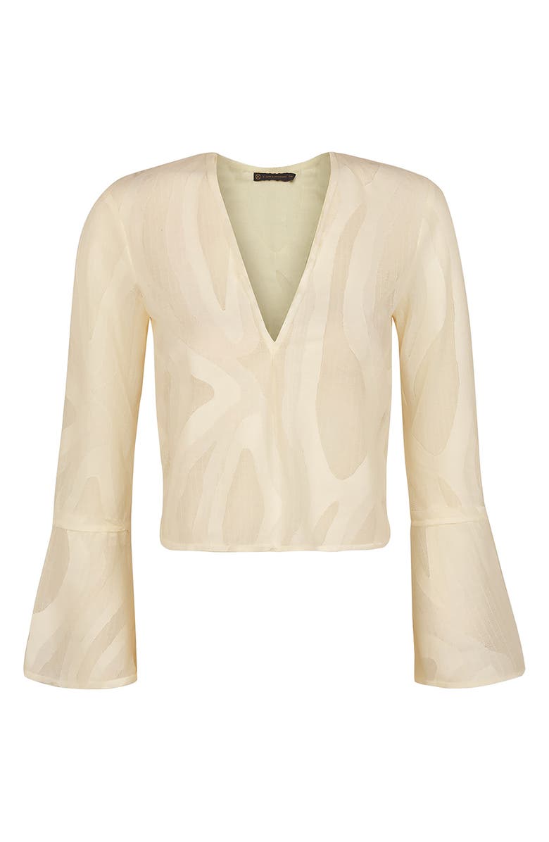 ViX Paula Hermanny Avila Cotton Blend Cover-Up Top, Alternate, color,