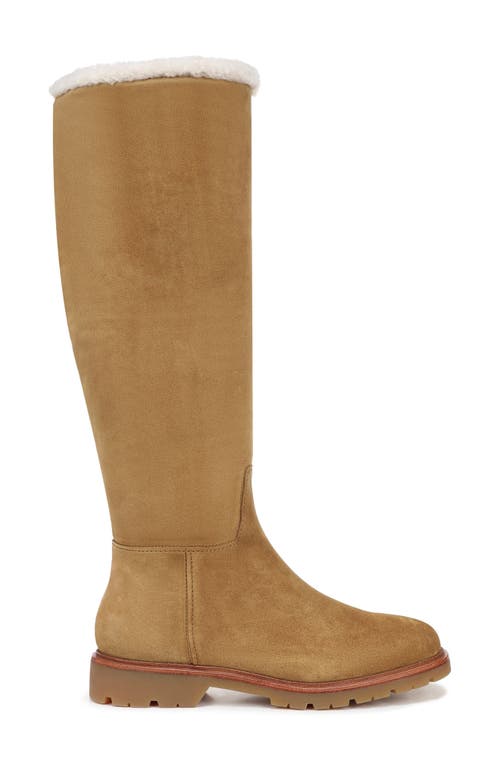 Vince Sibelle Genuine Shearling Knee High Boot In Nude
