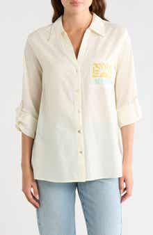 Postcard Button-Up Shirt