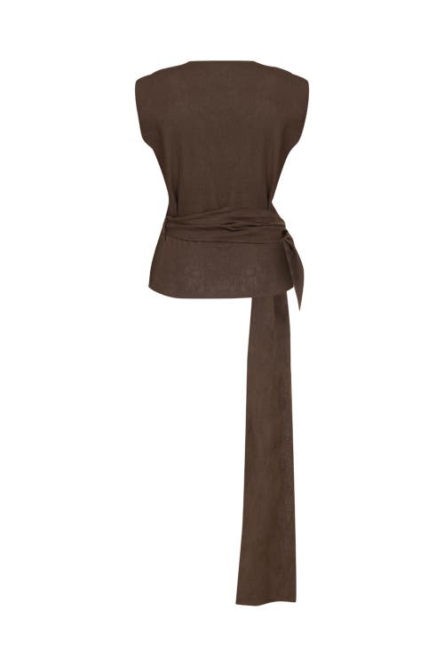NOCTURNE NOCTURNE WAIST ACCESSORY DETAILED BLOUSE