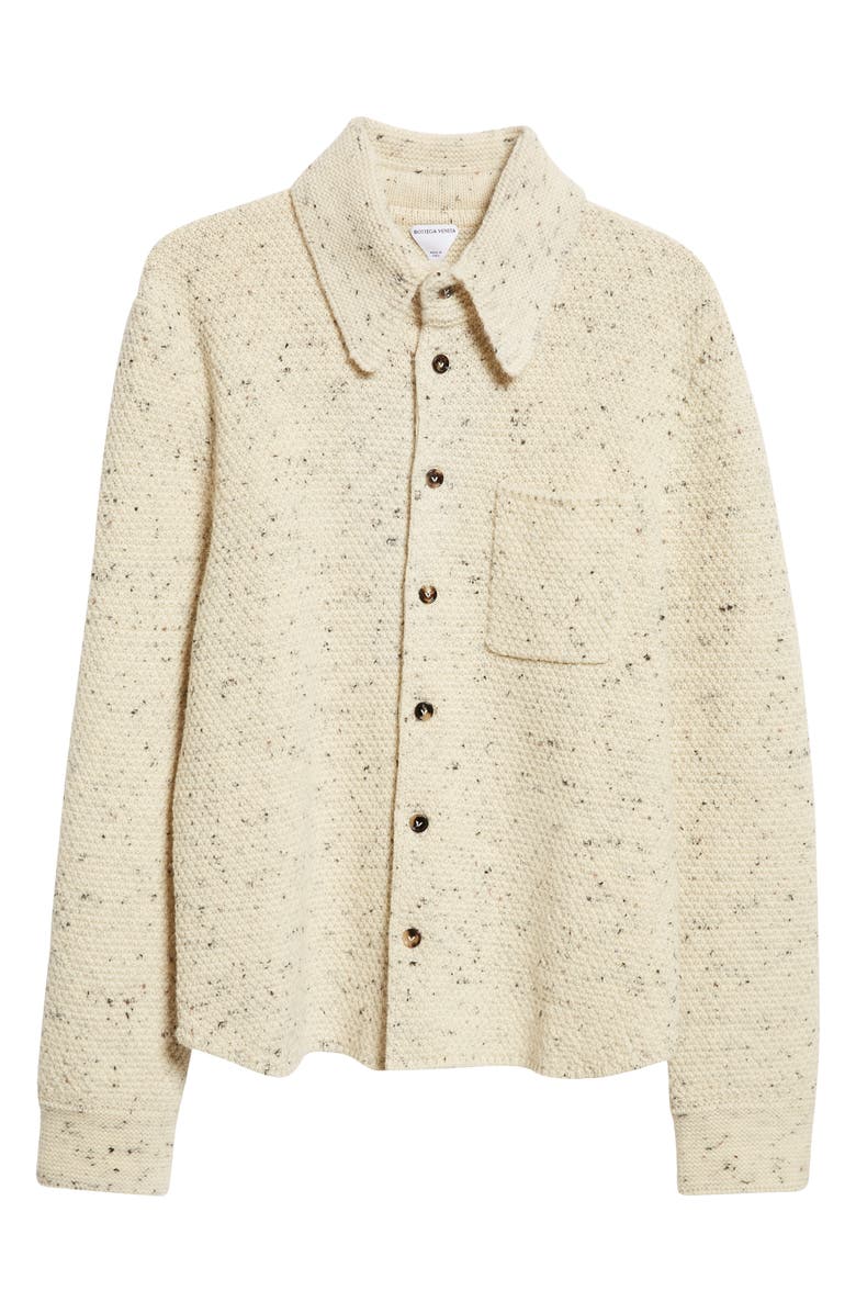 Bottega Veneta Moss Stitch Wool Cardigan, Main, color, 