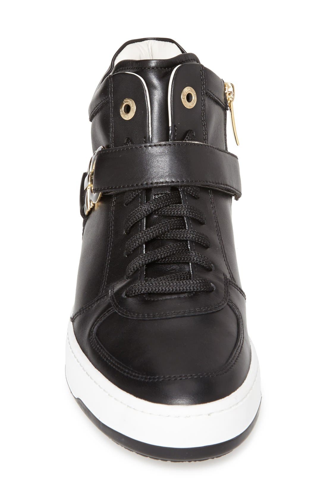 FERRAGAMO Salvatore Ferragamo 'Nayon' High Top Zip Sneaker, Alternate, color, 