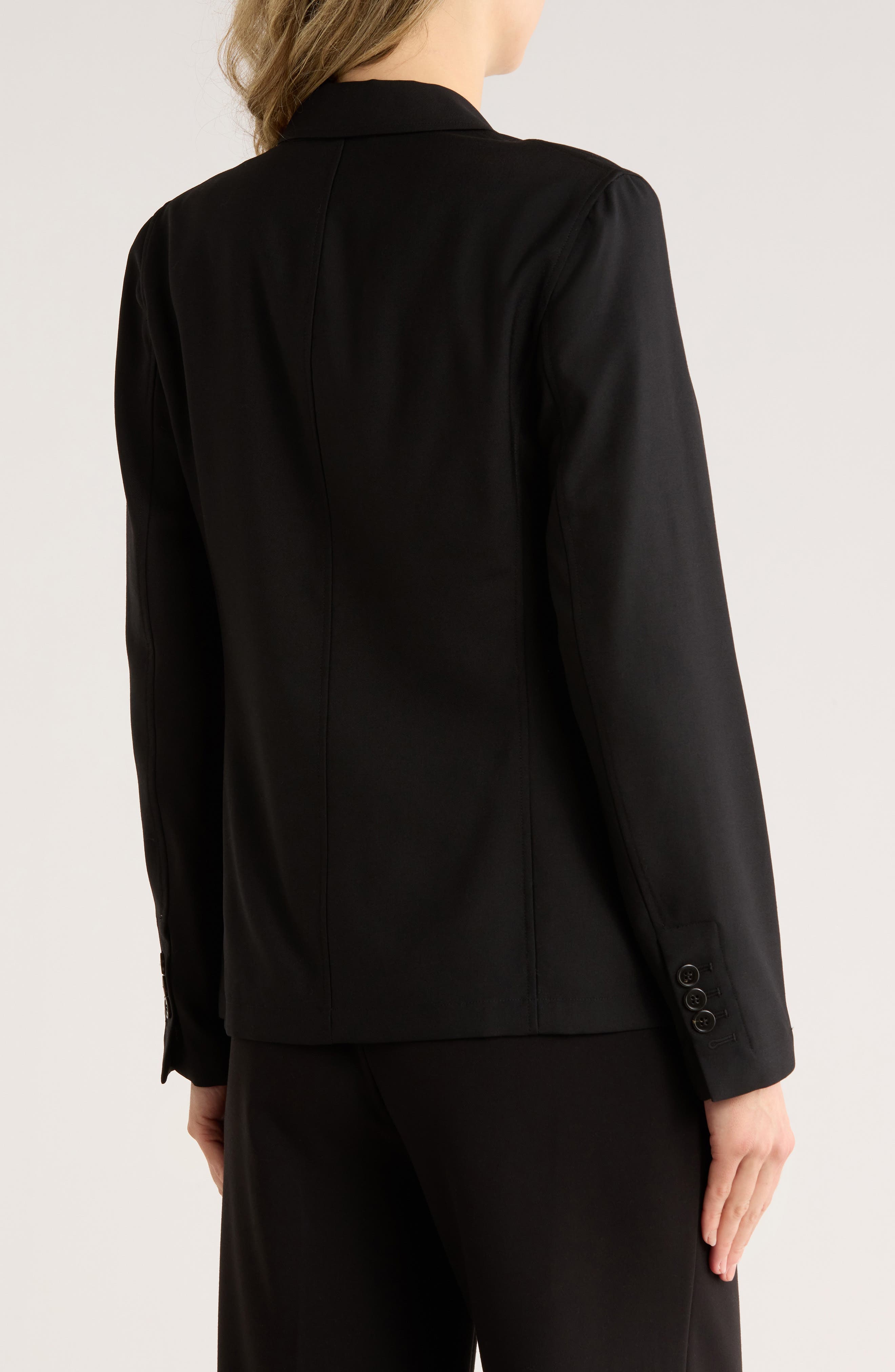 Notch Lapel Wool Blazer - image 2