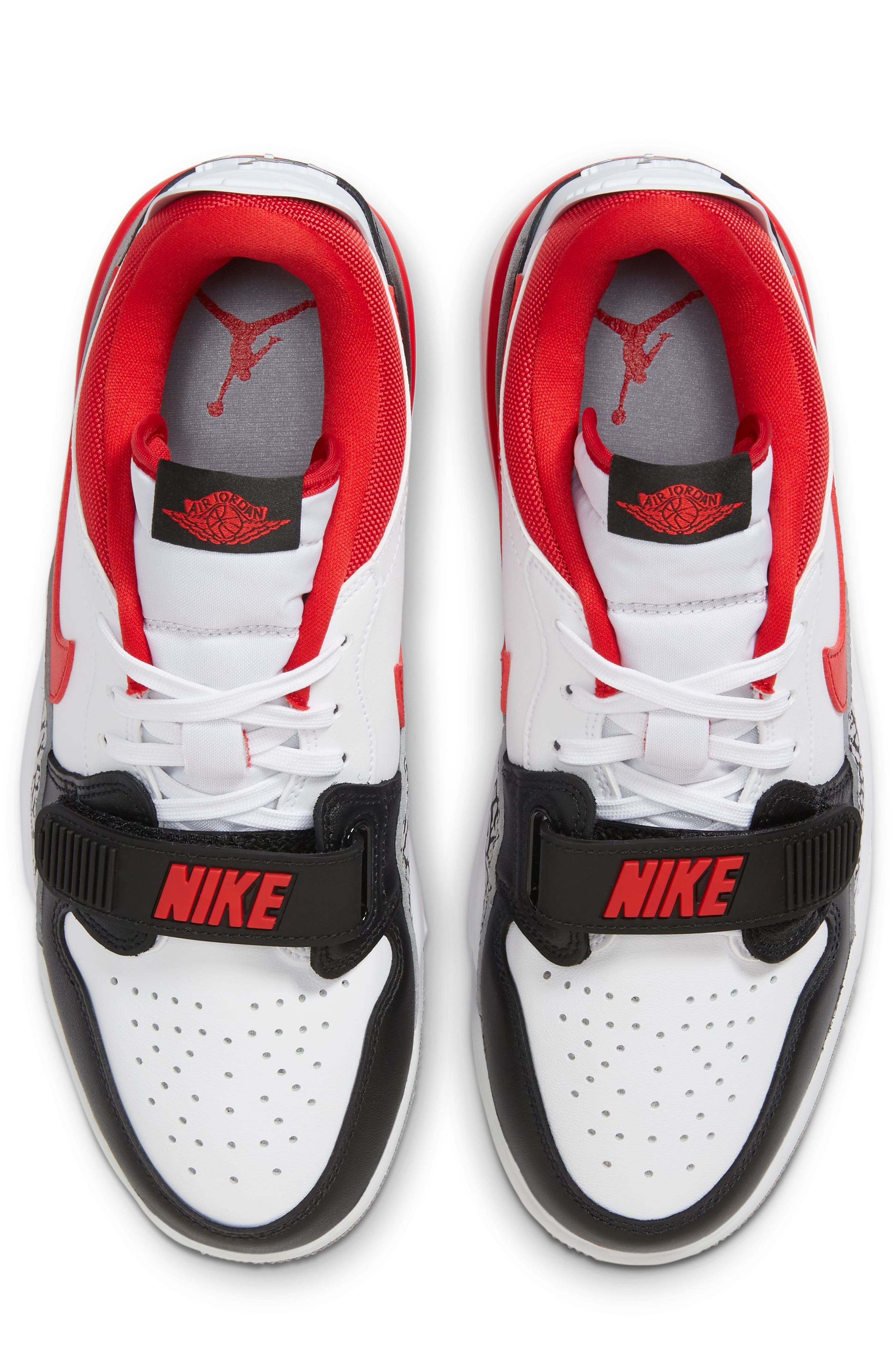Nike Air Jordan Legacy 312 Low Sneaker, Alternate, color, White/ Fire Red/ Black/ Grey