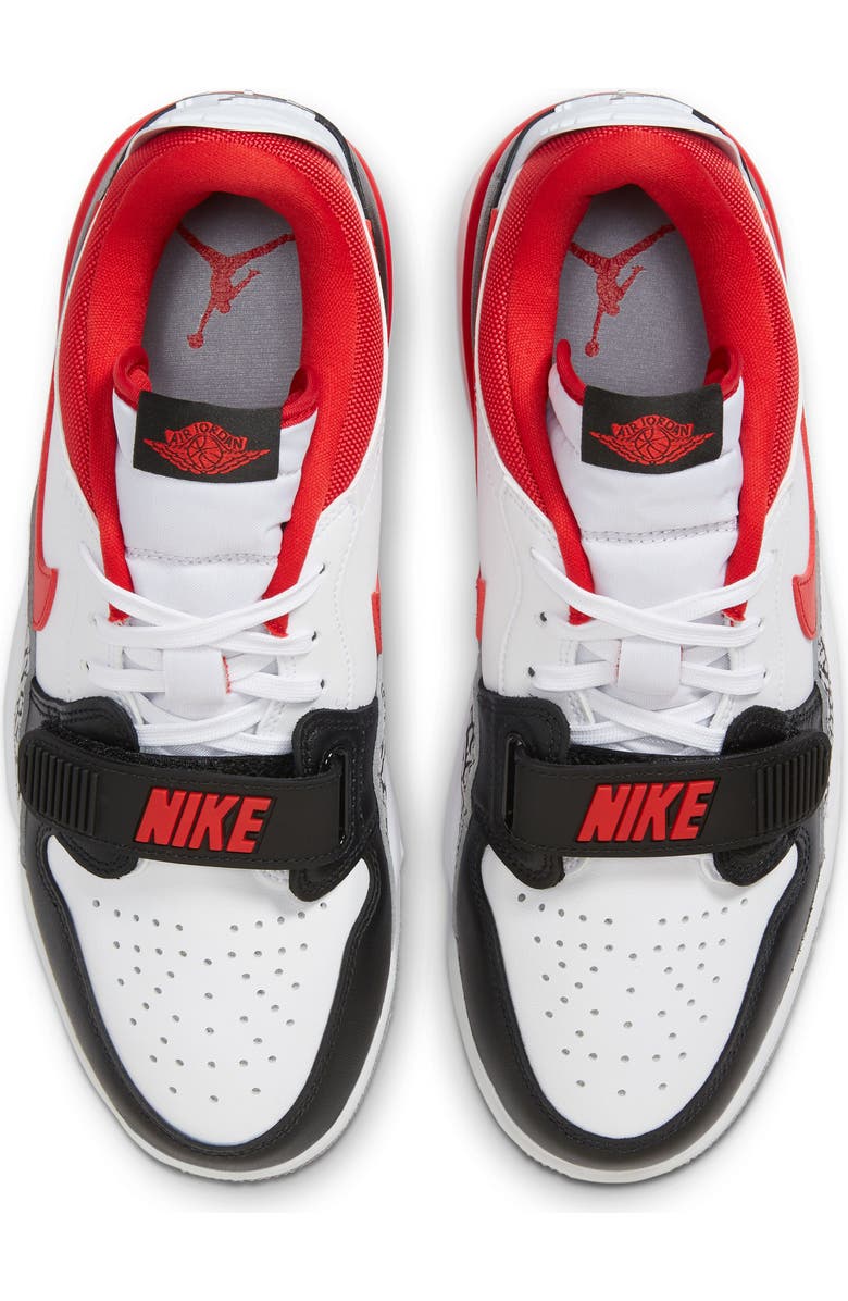 Nike Air Jordan Legacy 312 Low Sneaker, Alternate, color, White/ Fire Red/ Black/ Grey