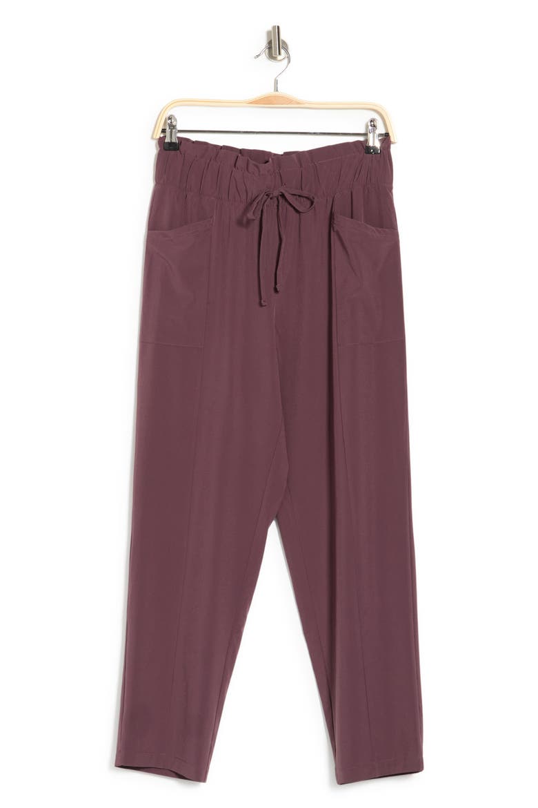 Jetset Ankle Pants, Alternate, color, BURGUNDY HUCKLE