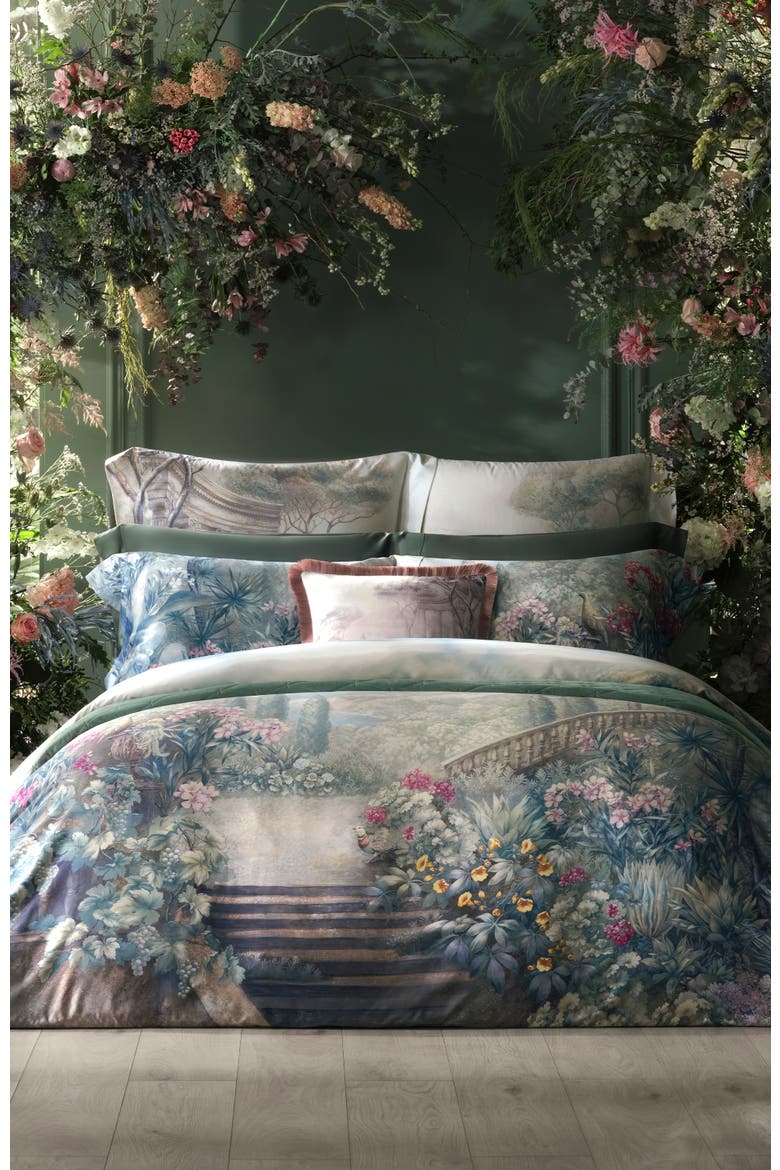 Elysium duvet cover, Alternate, color, White