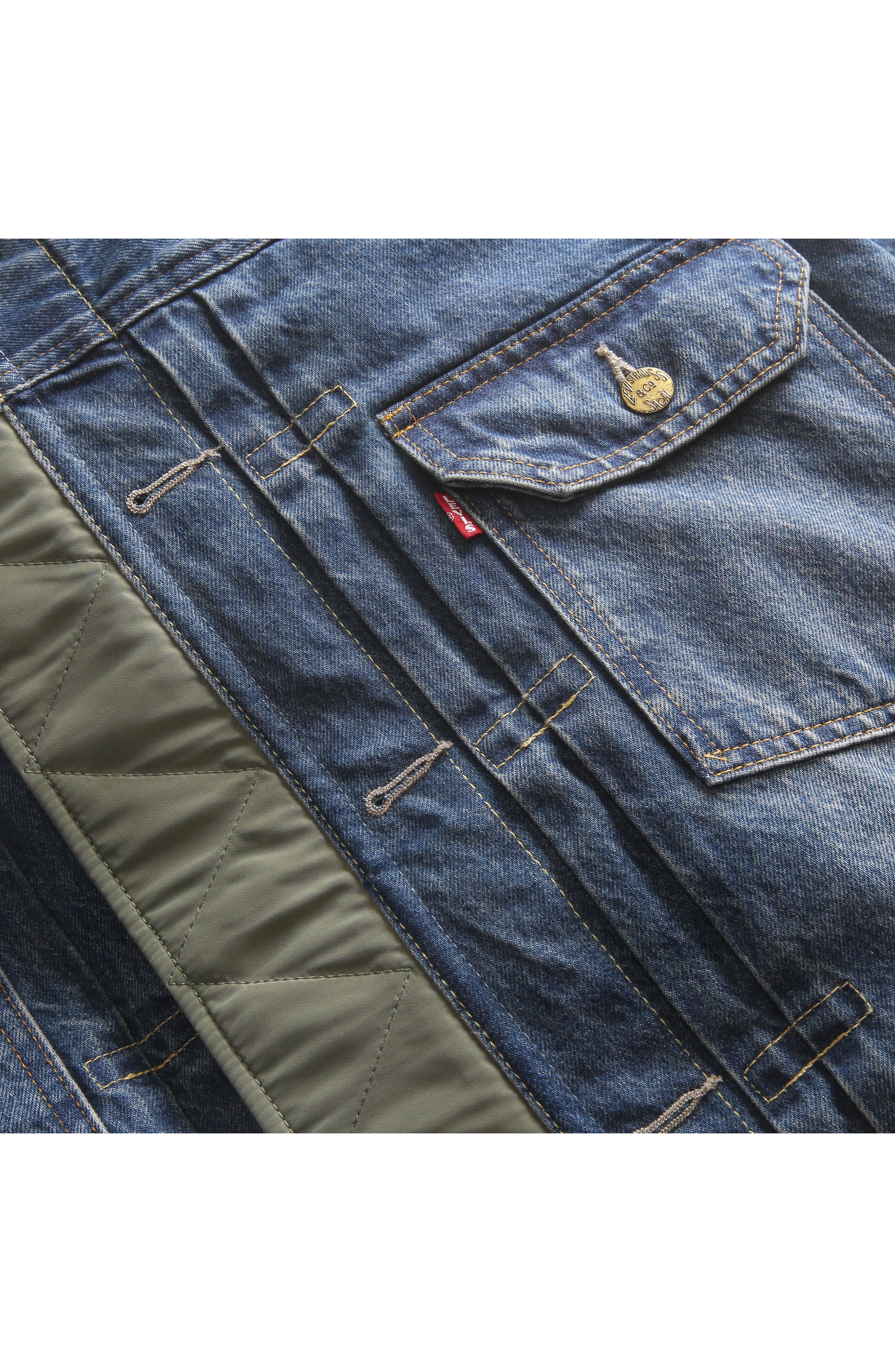 Gender Inclusive Levi's® Denim x Nylon Twill Reversible Jacket