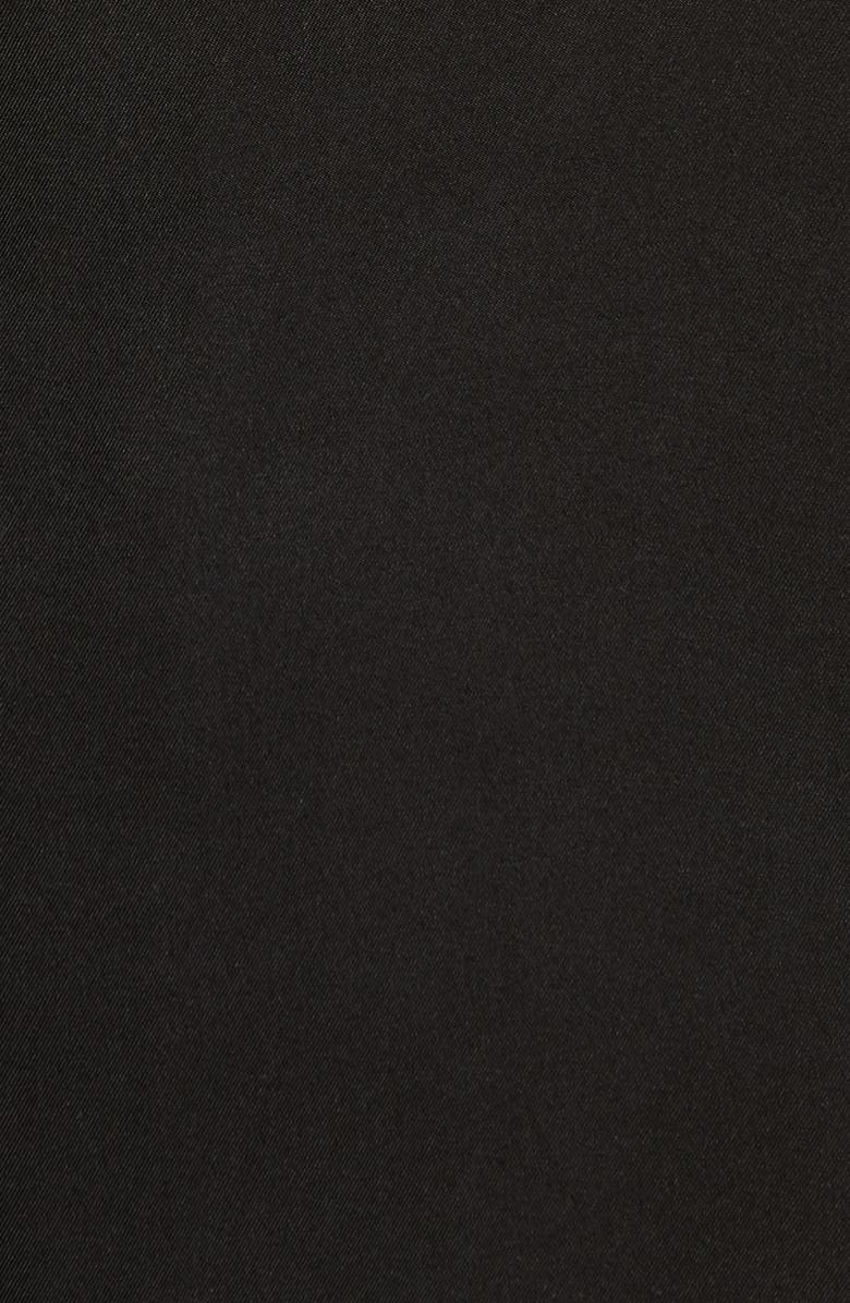 Vince Stand Collar Silk Blend Shirt, Alternate, color, 