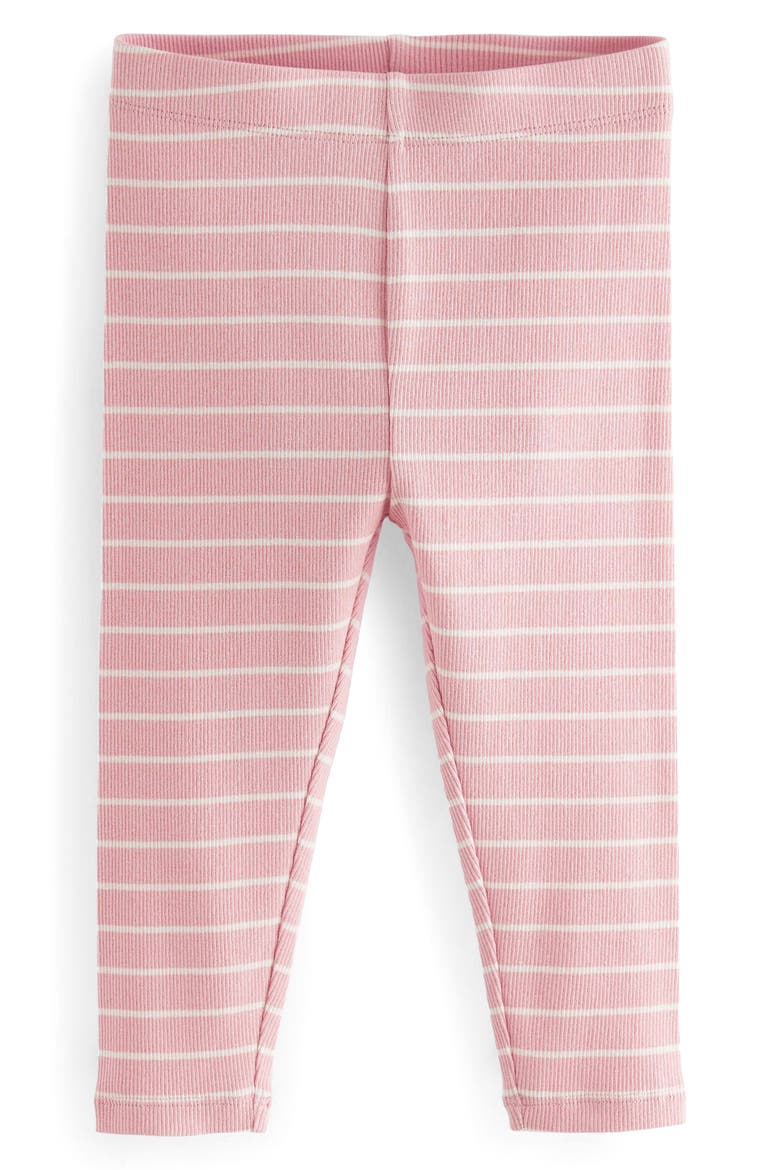 Kids' Assorted Floral 5-Pack Rib Leggings, Alternate, color, PINK