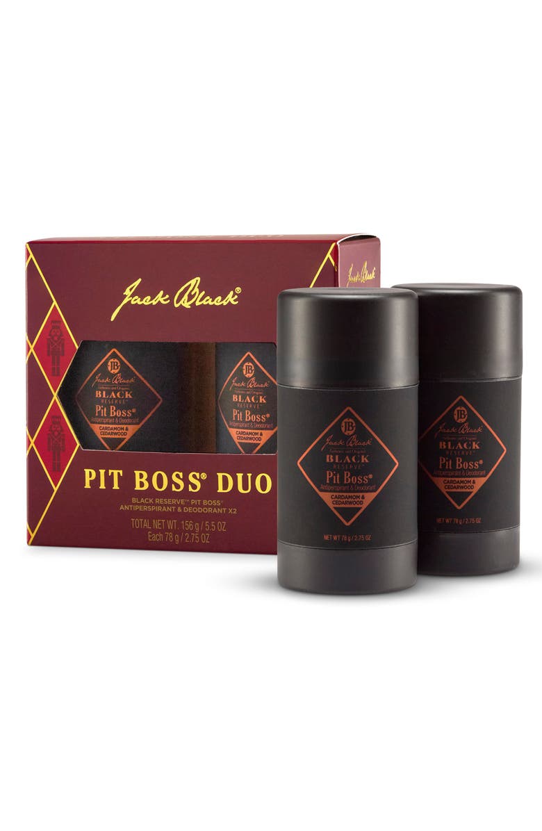 Jack Black Black Reserve Pit Boss Deodorant Duo $44 Value, Main, color, 