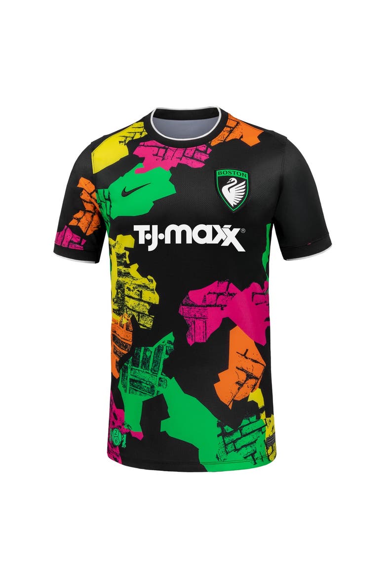 Men's Nike Black Boston Legacy FC 2026 Secondary Stadium Replica Jersey, Alternate, color, Black