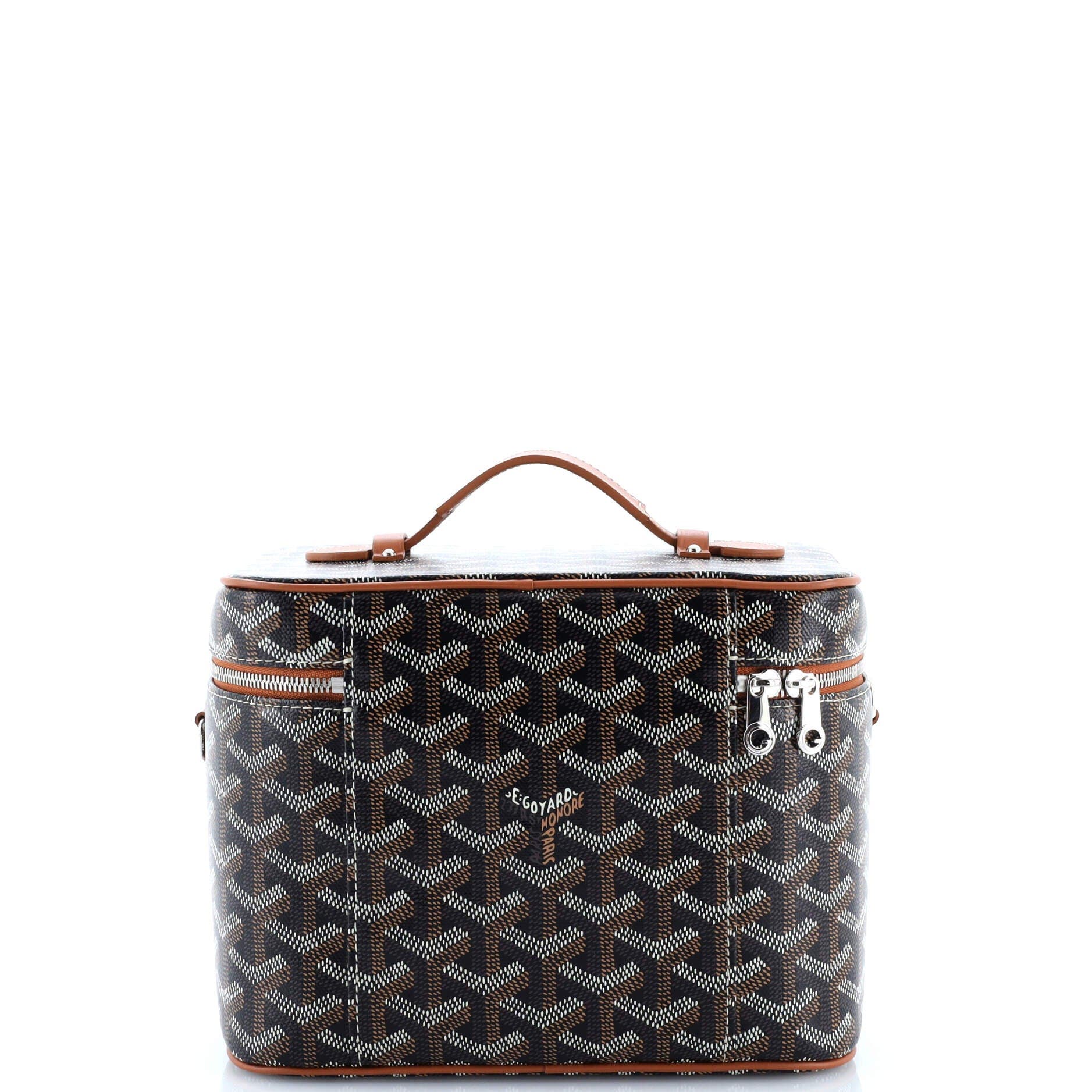 Pre-Owned Goyard Muse Vanity Case Coated Canvas, Alternate, color, 