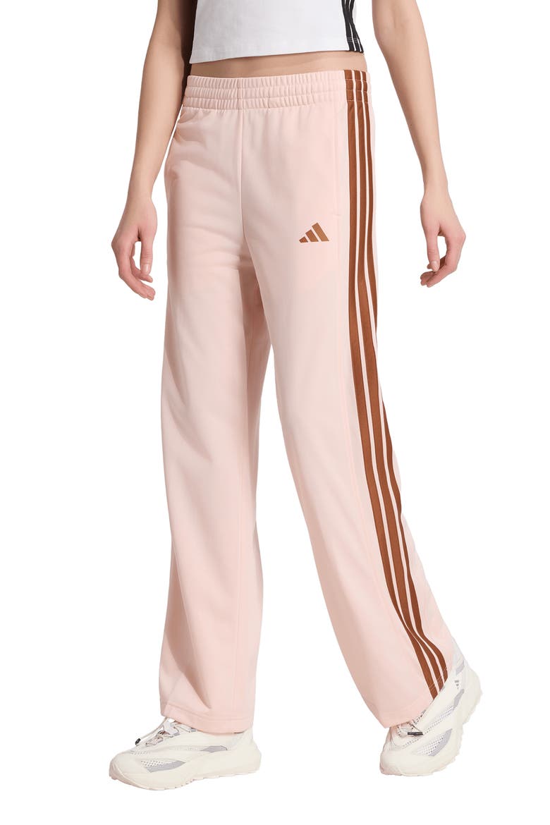3-Stripes Fashion Track Pants, Main, color, BLUSH PINK/ DUSKY BRONZE