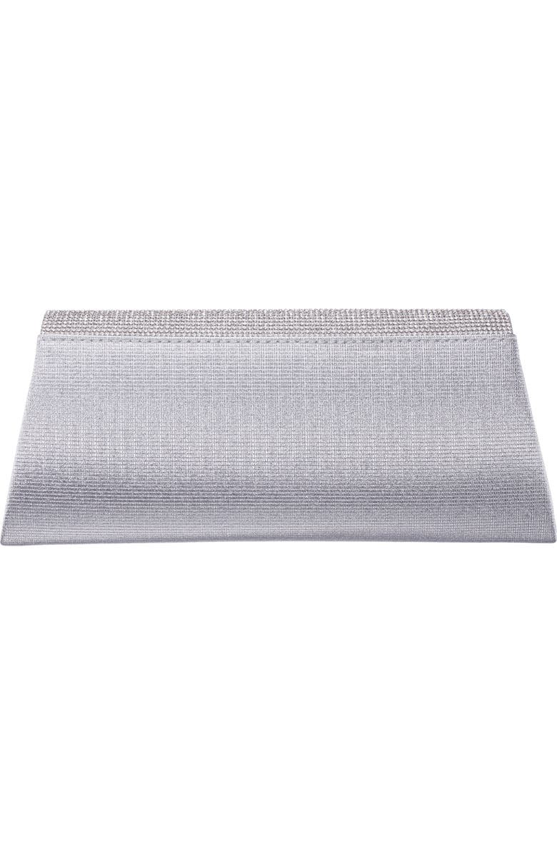 Nina Enid Clutch, Alternate, color, Silver